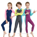 Mga Bata Usa ka Piras Long Sleeve Swimsuit